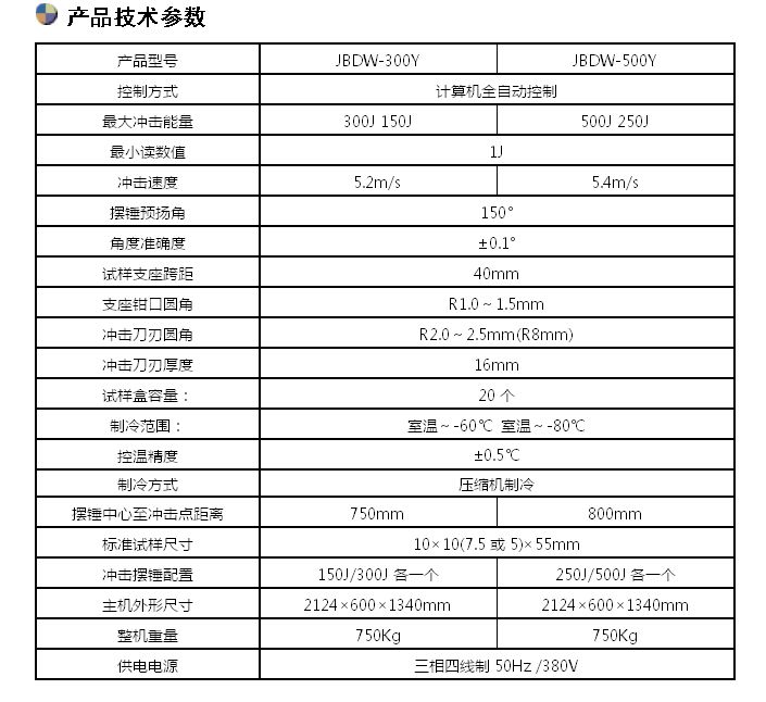 JBDW-300B微機(jī)控制低溫全自動沖擊試驗機(jī)